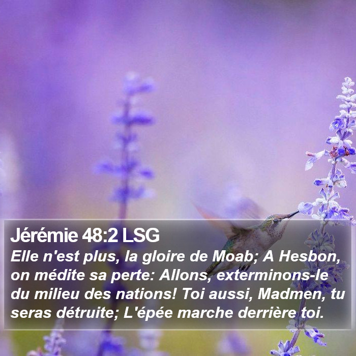 Jérémie 48:2 LSG Bible Study