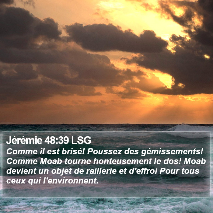 Jérémie 48:39 LSG Bible Study