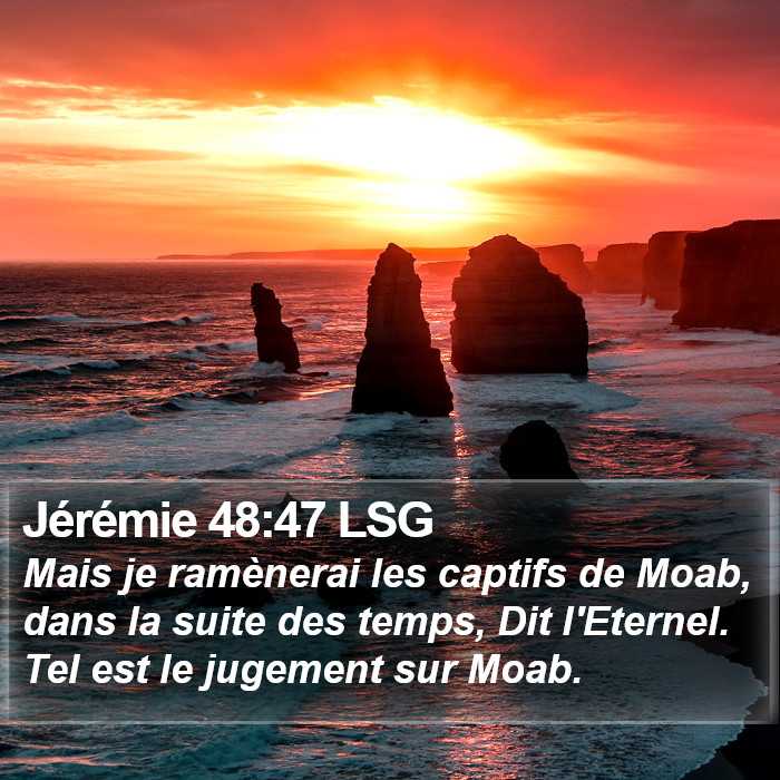 Jérémie 48:47 LSG Bible Study