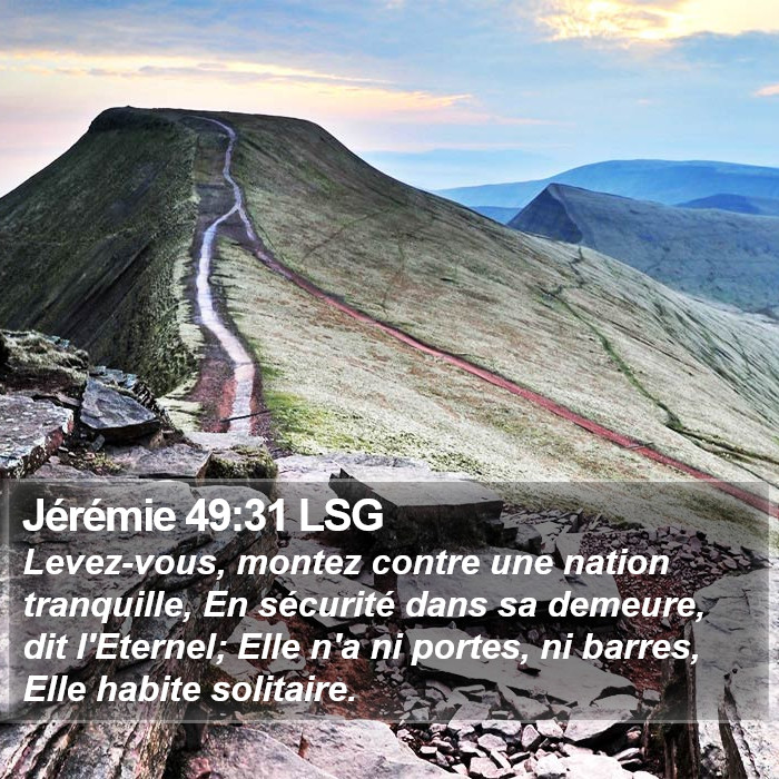 Jérémie 49:31 LSG Bible Study