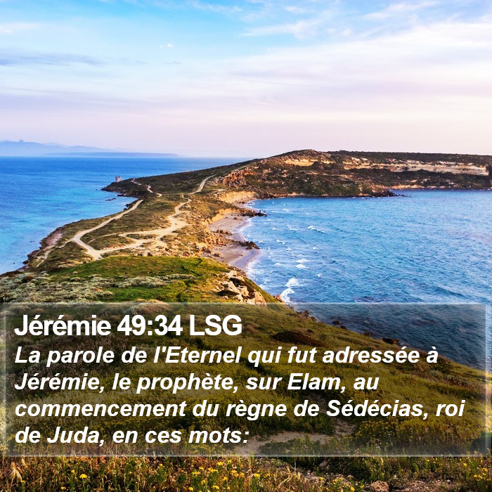 Jérémie 49:34 LSG Bible Study