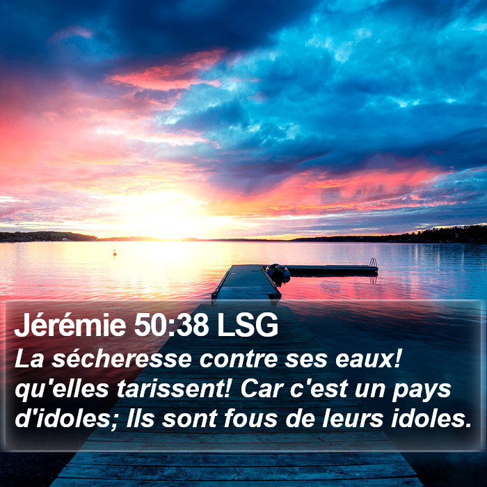 Jérémie 50:38 LSG Bible Study