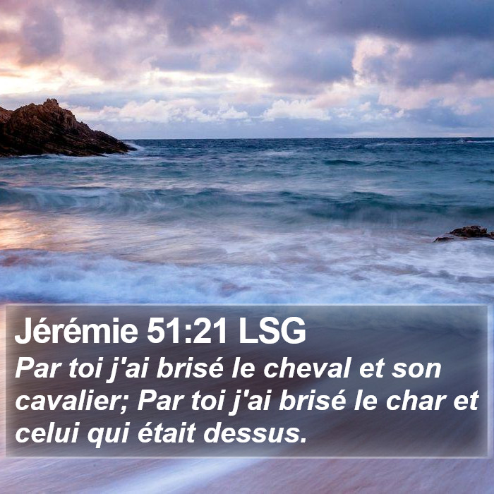 Jérémie 51:21 LSG Bible Study