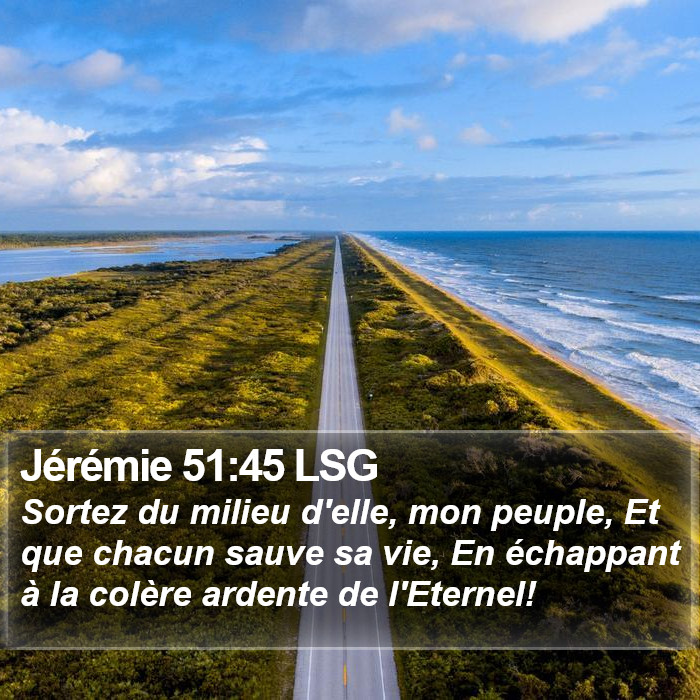Jérémie 51:45 LSG Bible Study