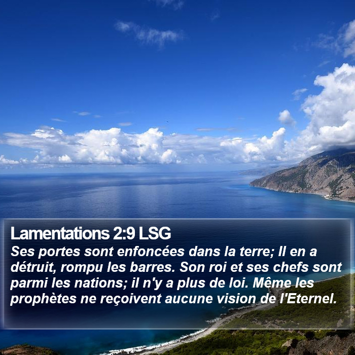 Lamentations 2:9 LSG Bible Study