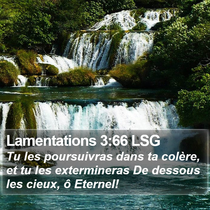 Lamentations 3:66 LSG Bible Study