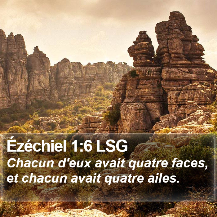 Ézéchiel 1:6 LSG Bible Study