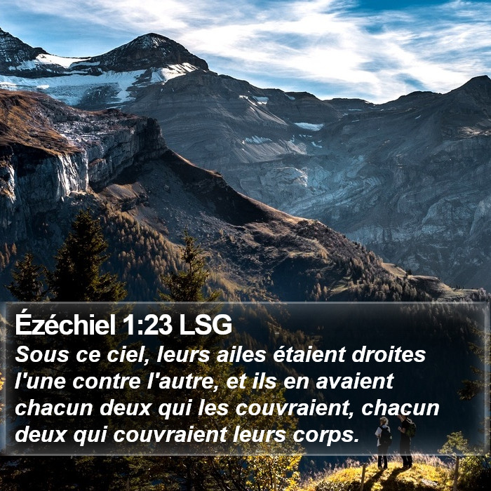 Ézéchiel 1:23 LSG Bible Study