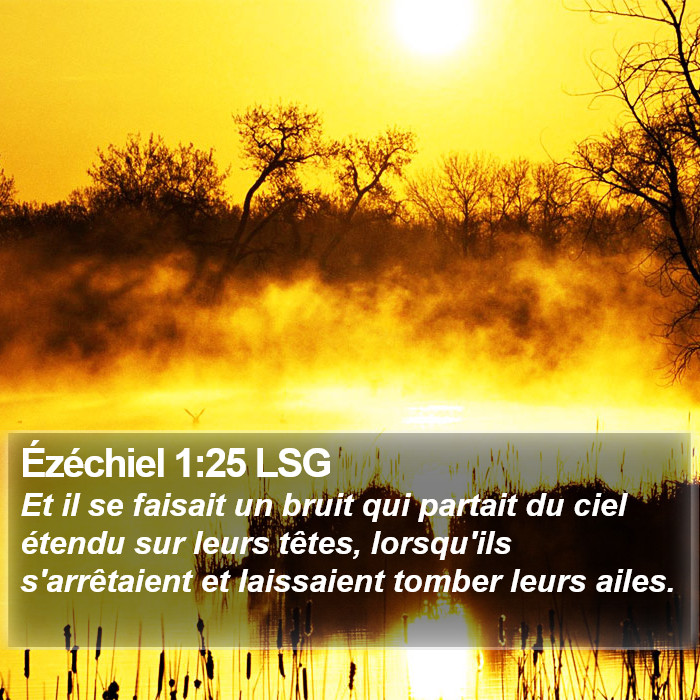 Ézéchiel 1:25 LSG Bible Study