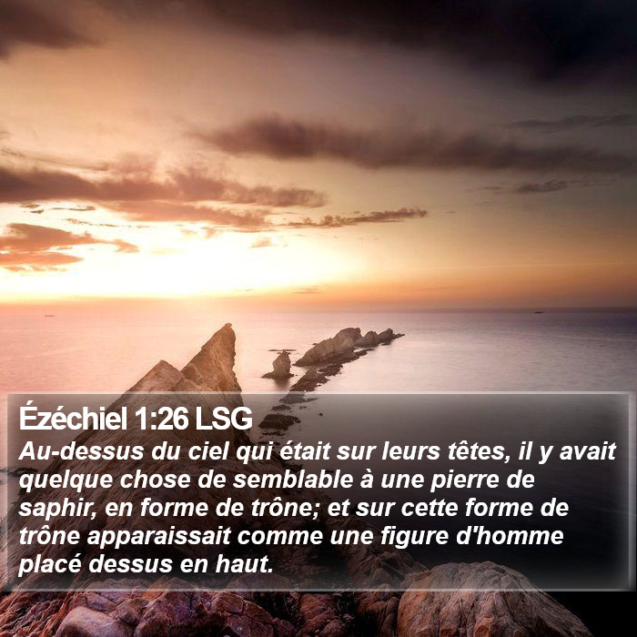 Ézéchiel 1:26 LSG Bible Study