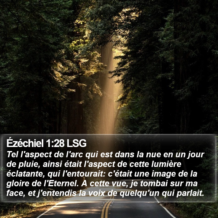 Ézéchiel 1:28 LSG Bible Study