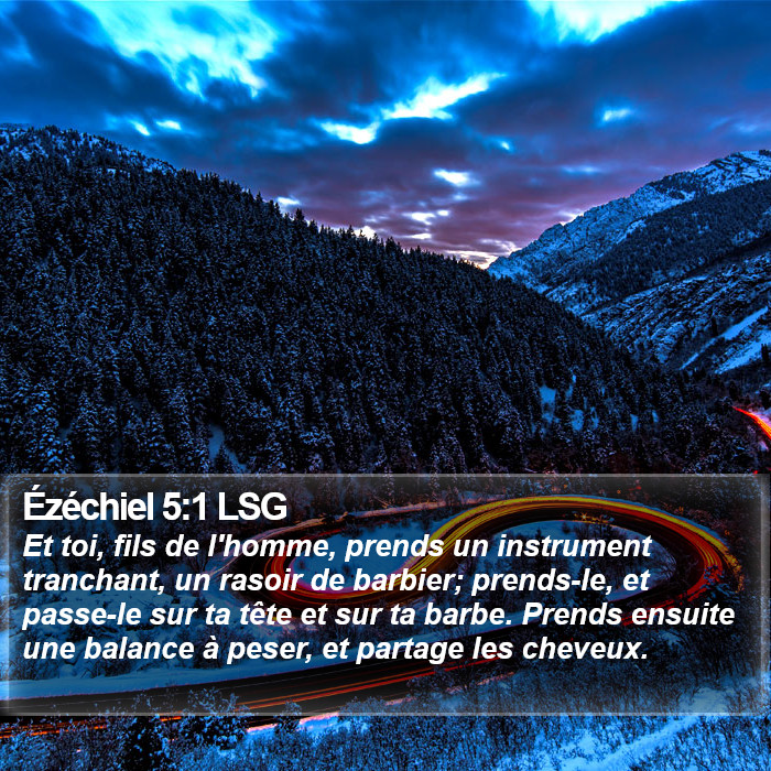 Ézéchiel 5:1 LSG Bible Study