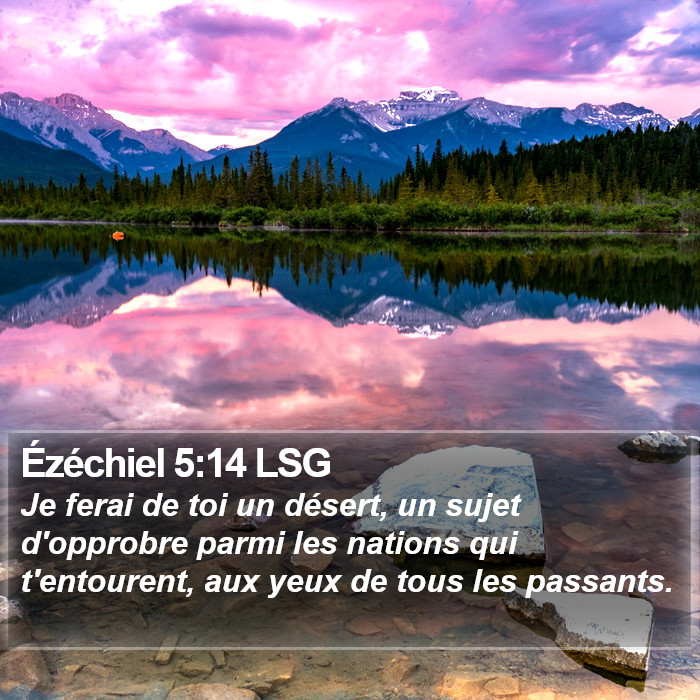 Ézéchiel 5:14 LSG Bible Study