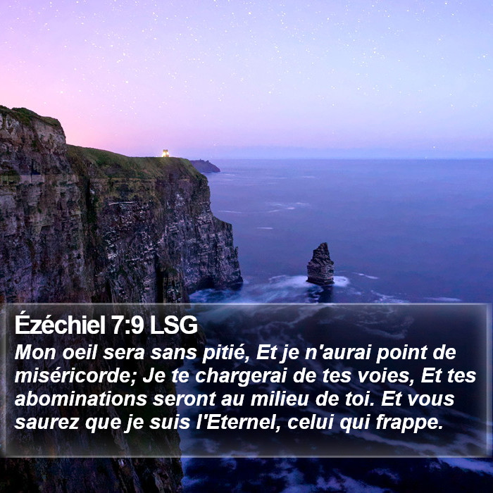 Ézéchiel 7:9 LSG Bible Study