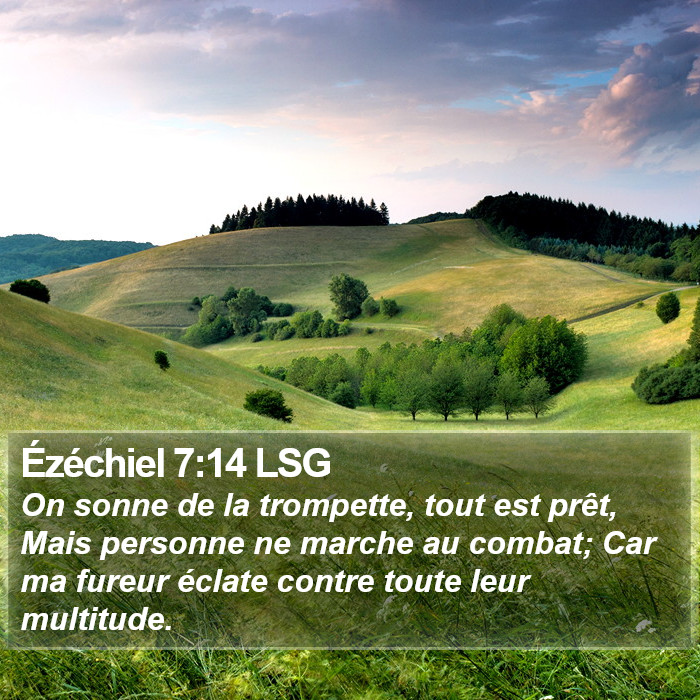 Ézéchiel 7:14 LSG Bible Study