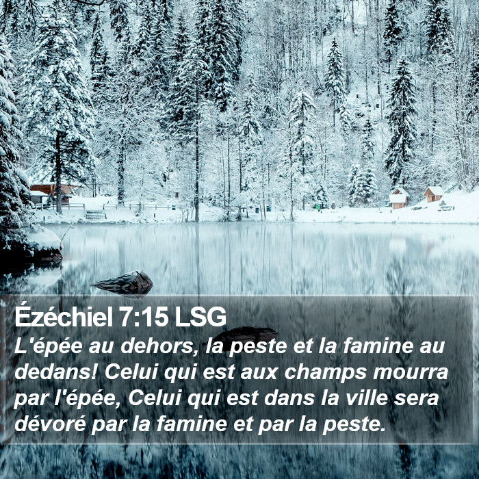 Ézéchiel 7:15 LSG Bible Study