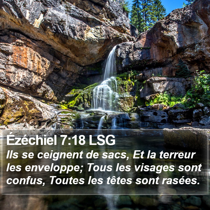 Ézéchiel 7:18 LSG Bible Study