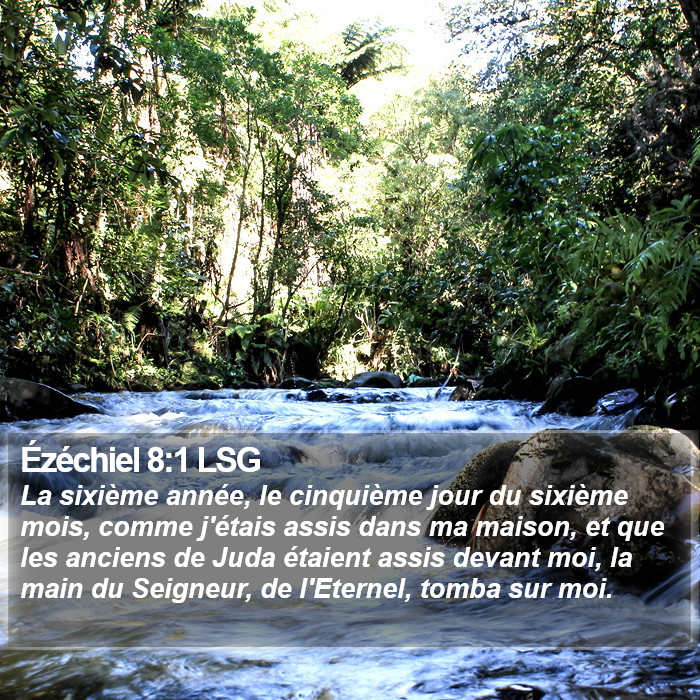 Ézéchiel 8:1 LSG Bible Study