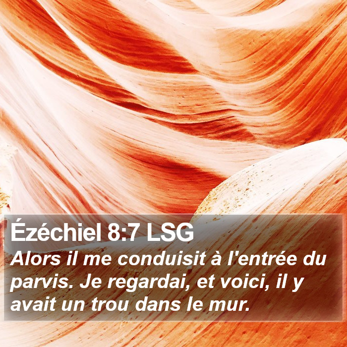 Ézéchiel 8:7 LSG Bible Study