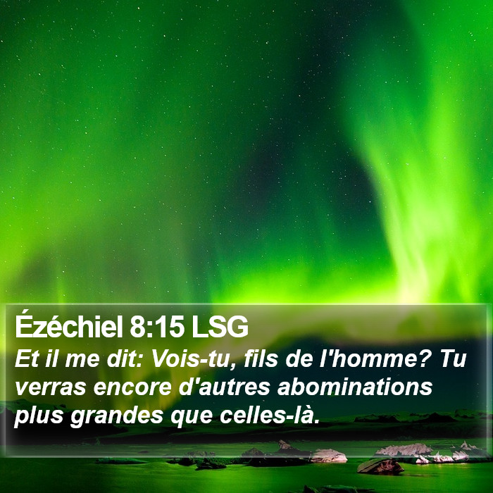 Ézéchiel 8:15 LSG Bible Study