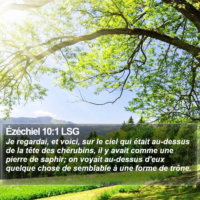 Ézéchiel 10:1 LSG Bible Study