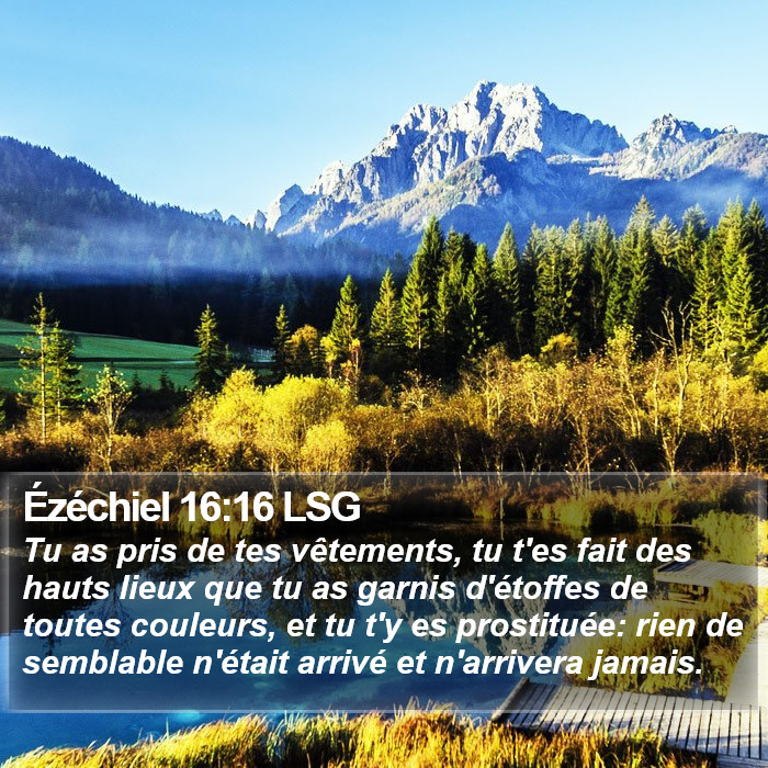 Ézéchiel 16:16 LSG Bible Study