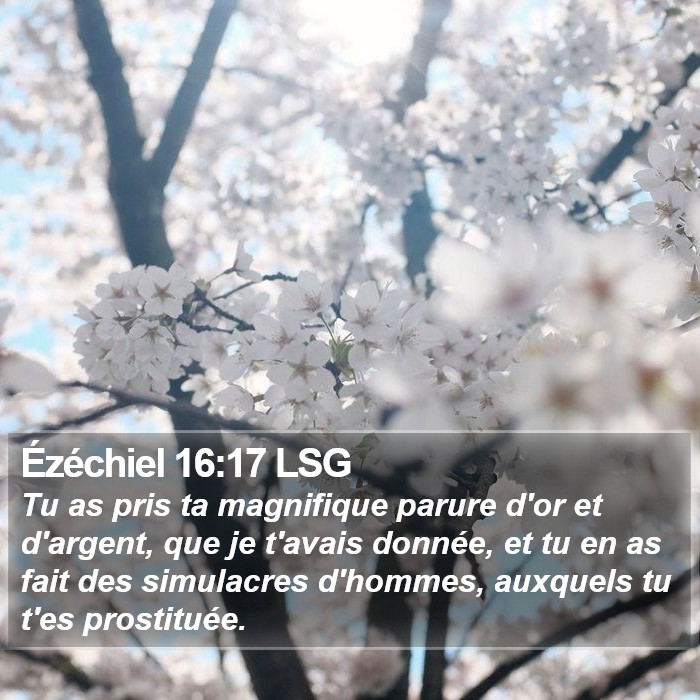 Ézéchiel 16:17 LSG Bible Study