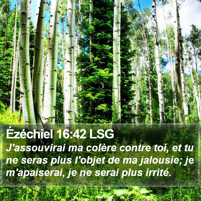 Ézéchiel 16:42 LSG Bible Study