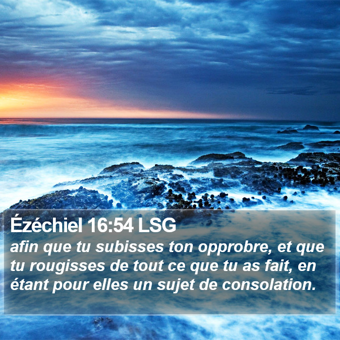 Ézéchiel 16:54 LSG Bible Study