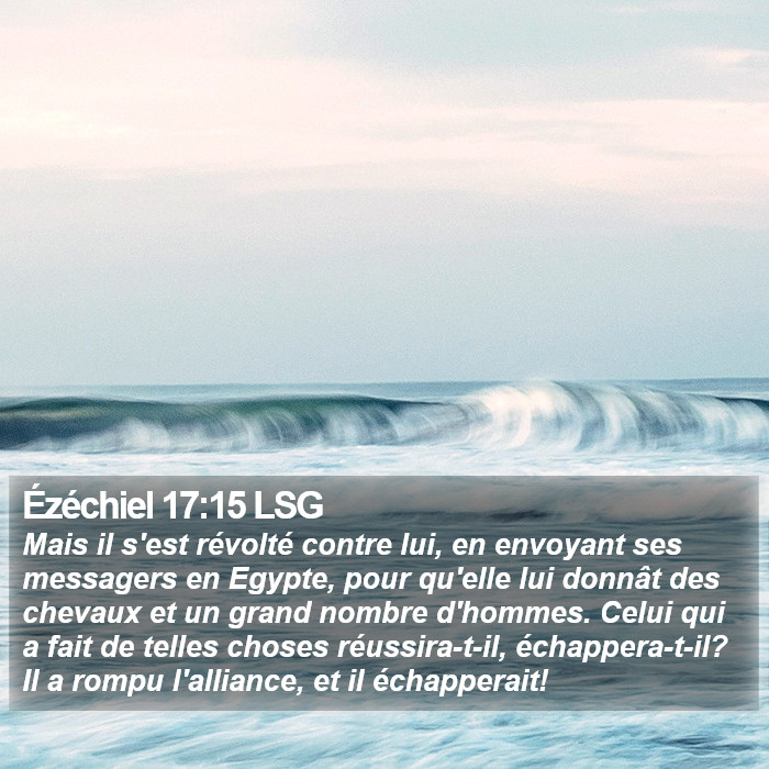 Ézéchiel 17:15 LSG Bible Study