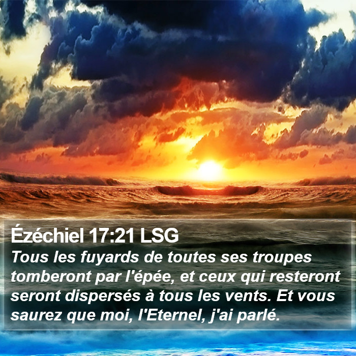 Ézéchiel 17:21 LSG Bible Study