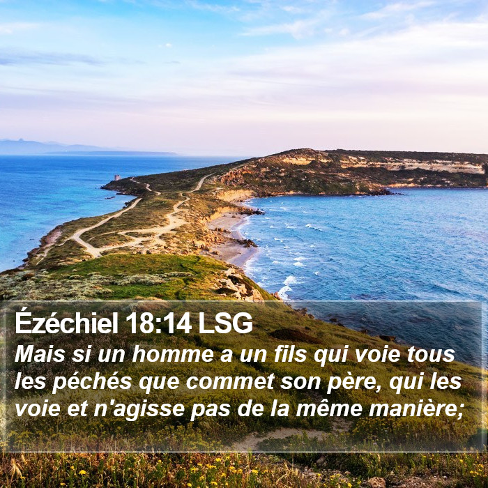 Ézéchiel 18:14 LSG Bible Study