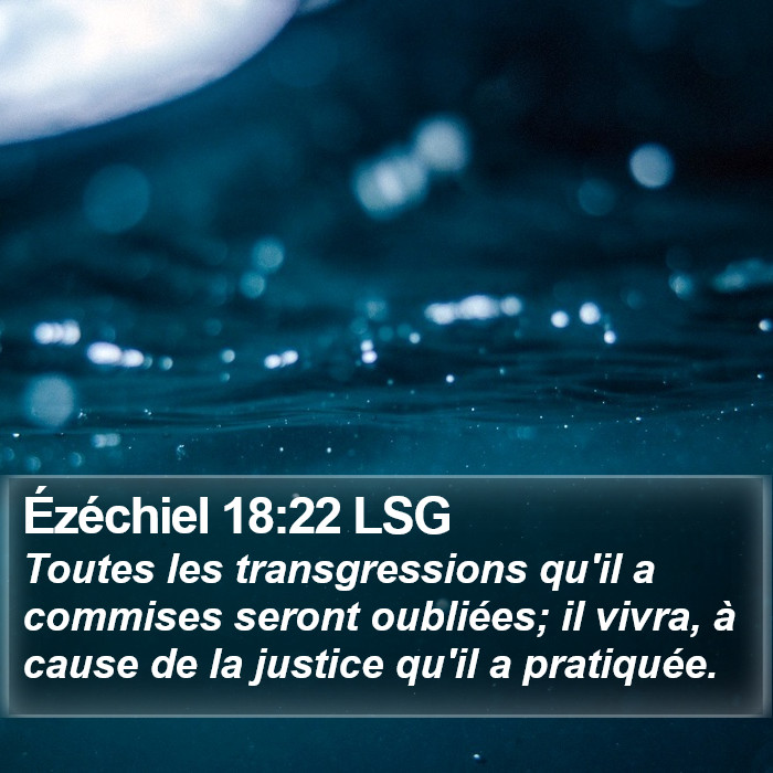 Ézéchiel 18:22 LSG Bible Study
