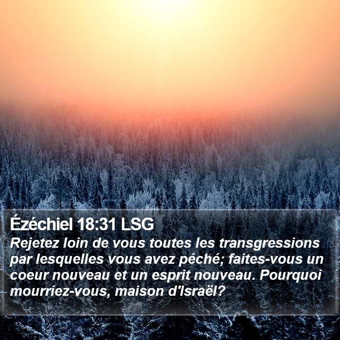 Ézéchiel 18:31 LSG Bible Study