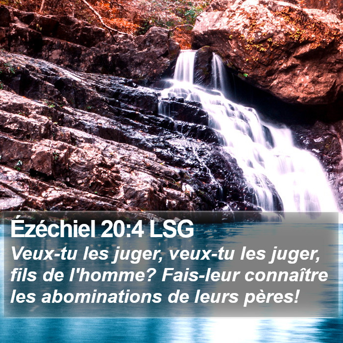 Ézéchiel 20:4 LSG Bible Study