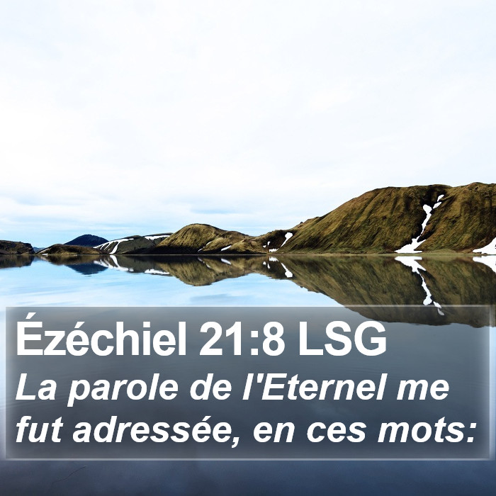 Ézéchiel 21:8 LSG Bible Study