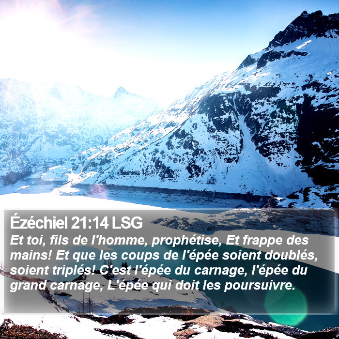 Ézéchiel 21:14 LSG Bible Study