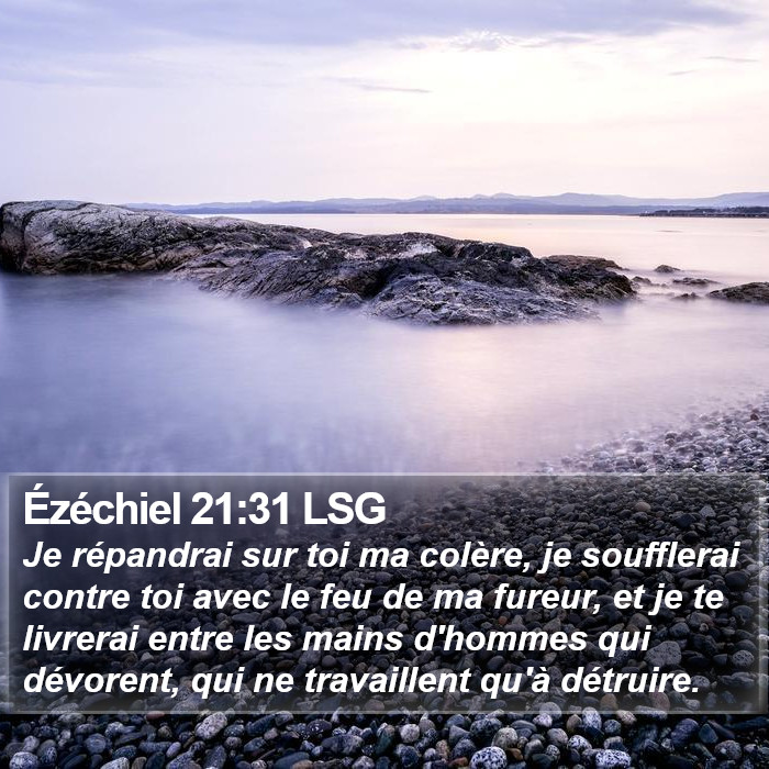 Ézéchiel 21:31 LSG Bible Study