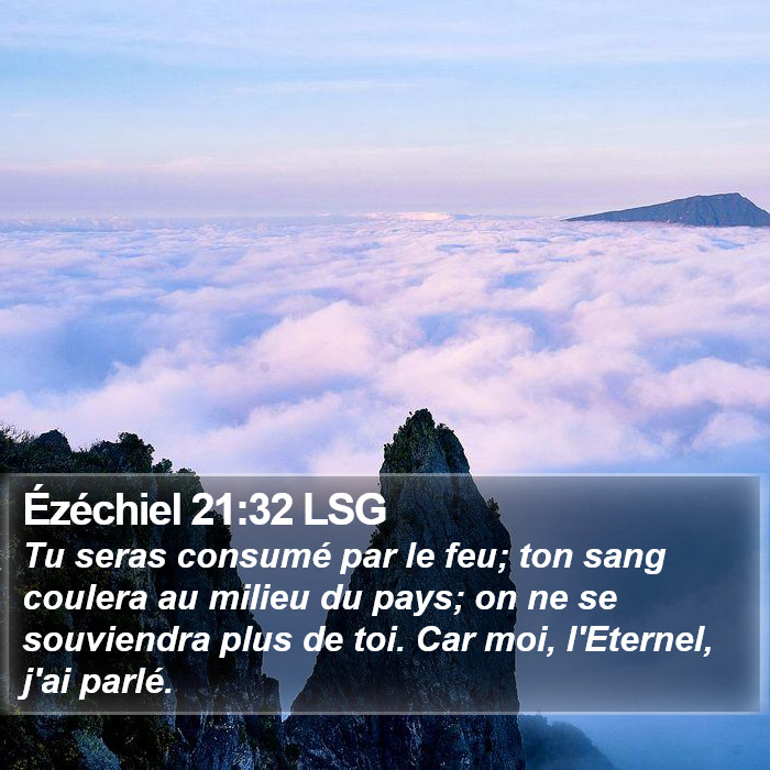 Ézéchiel 21:32 LSG Bible Study