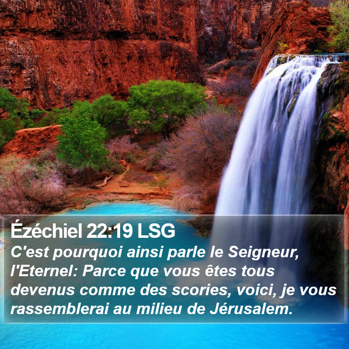 Ézéchiel 22:19 LSG Bible Study