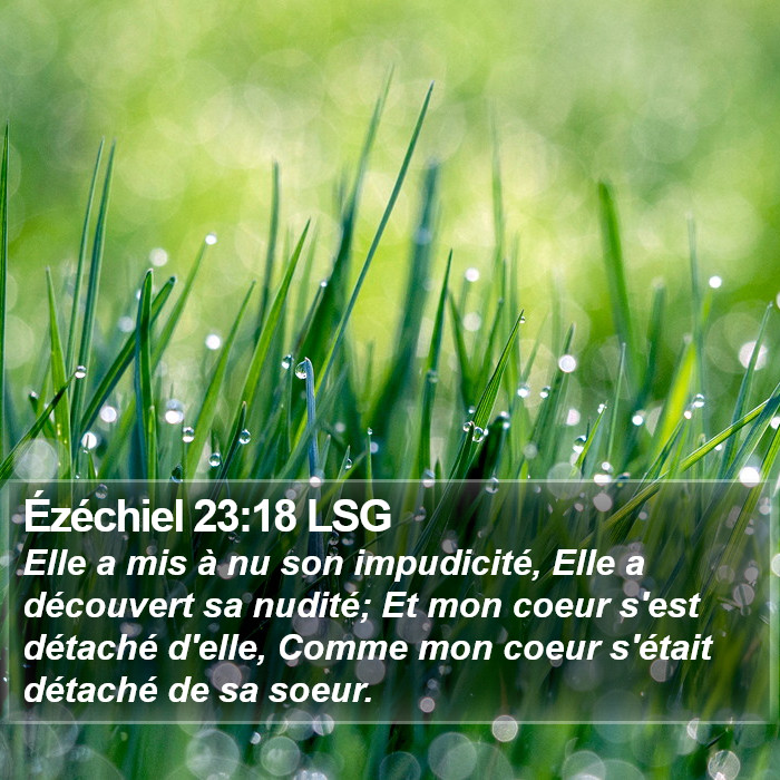 Ézéchiel 23:18 LSG Bible Study