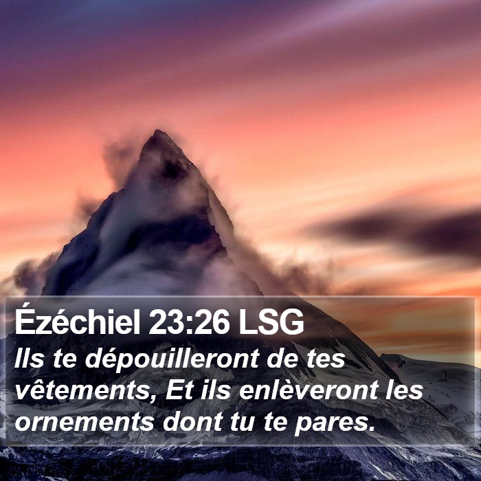 Ézéchiel 23:26 LSG Bible Study