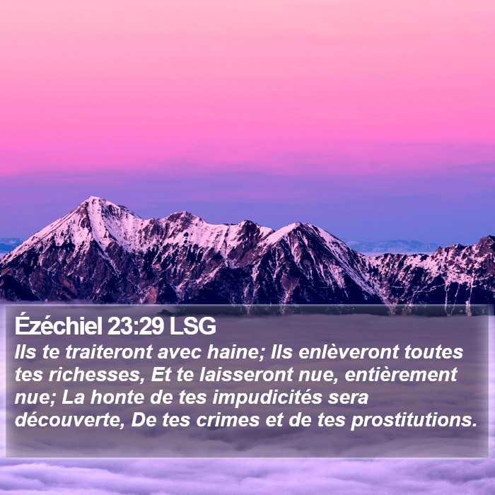 Ézéchiel 23:29 LSG Bible Study