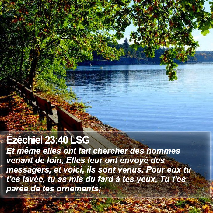 Ézéchiel 23:40 LSG Bible Study