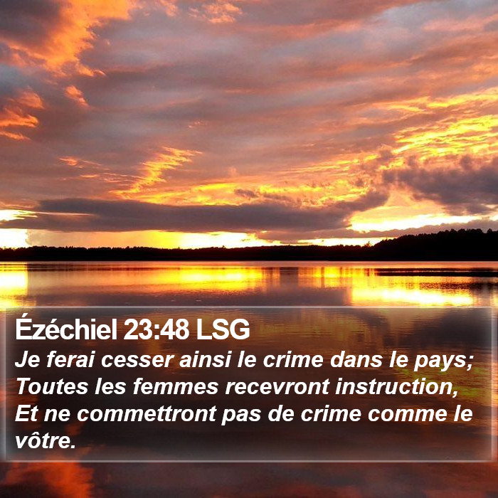 Ézéchiel 23:48 LSG Bible Study