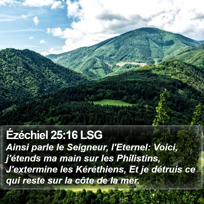 Ézéchiel 25:16 LSG Bible Study