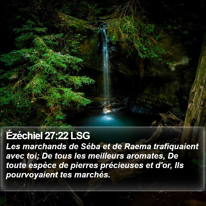 Ézéchiel 27:22 LSG Bible Study