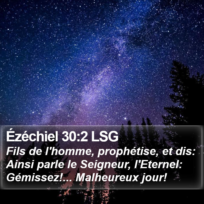 Ézéchiel 30:2 LSG Bible Study