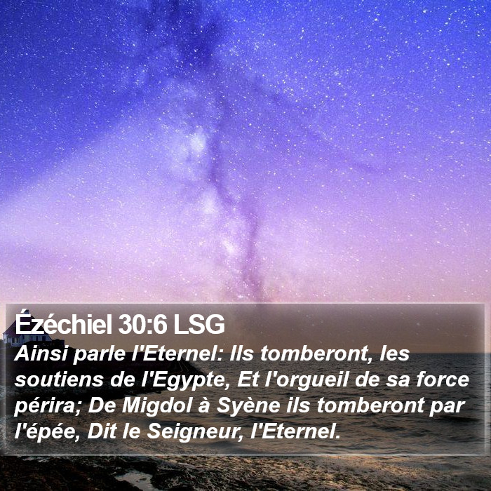 Ézéchiel 30:6 LSG Bible Study