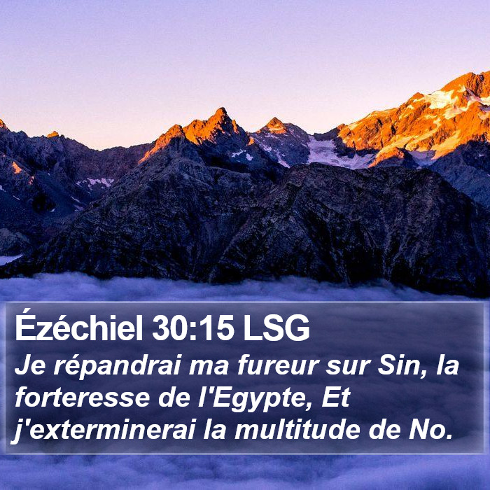 Ézéchiel 30:15 LSG Bible Study